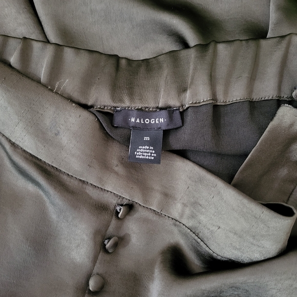 Dark Olive Midi Skirt - Picture 4 of 5